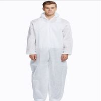 Disposable medical anti-bacterial protective coveralls